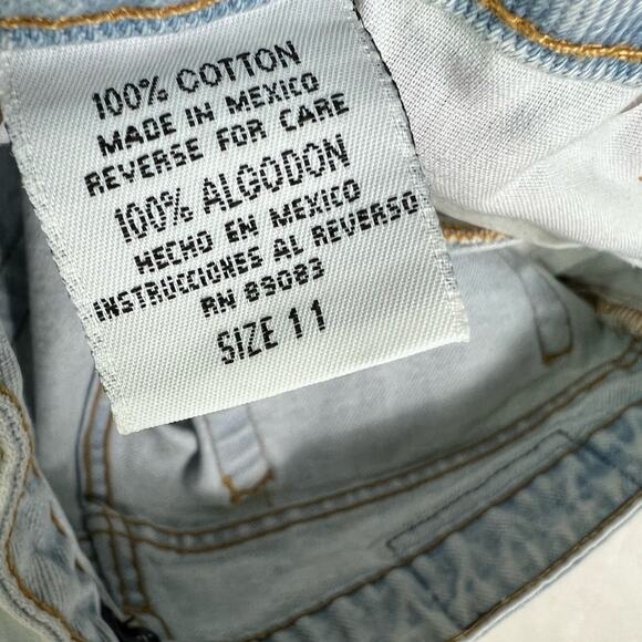 Lee Jeans Womens 11 Blue Flare leg Light Wash Denim Vintage Y2K - Picture 14 of 14